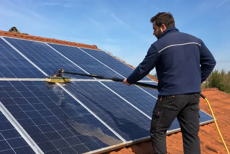Nettoyage et entretien de panneaux solaires à Venterol